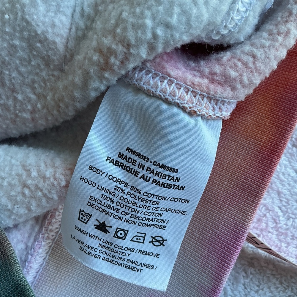 Nike Multicolor Tie-Dye Hoodie Sz S - Picture 6 of 6